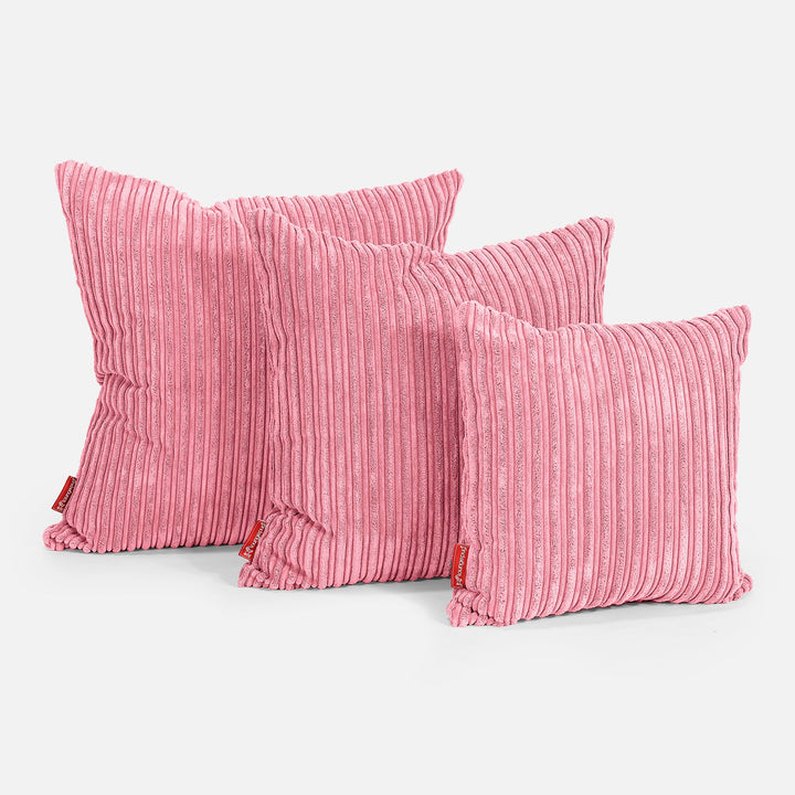 Putetrekk 47 x 47cm - Kordfløyel Korall 02