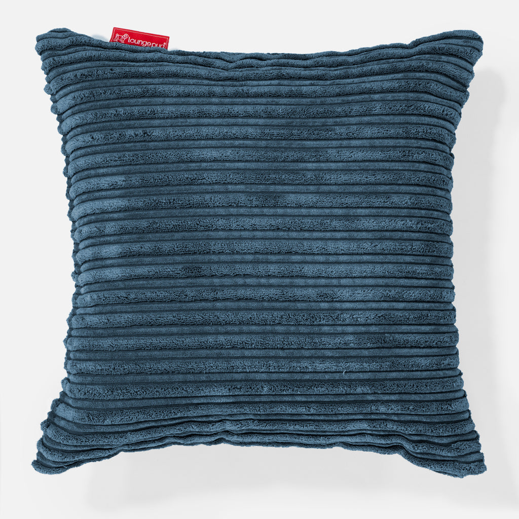 Putetrekk 47 x 47cm - Klassisk Cord Marineblå 01