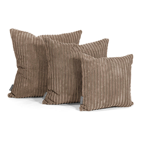 Putetrekk 47 x 47cm - Kordfløyel Mokka 02