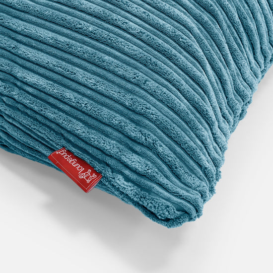 Putetrekk 47 x 47cm - Kordfløyel Turkis 03