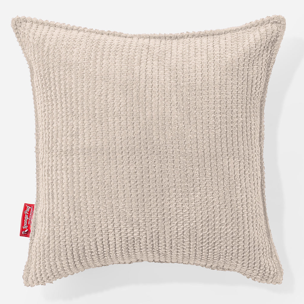 Putetrekk 47 x 47cm - Pom-pom Elfenben 01