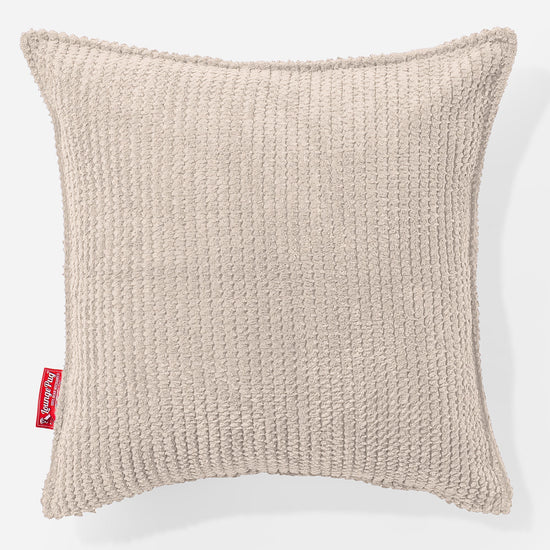 Putetrekk 47 x 47cm - Pom-pom Elfenben 01