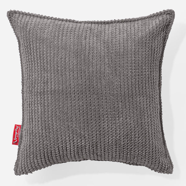 Putetrekk 47 x 47cm - Pom-pom Koksgrå 01
