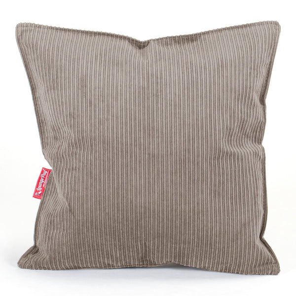 Putetrekk 47 x 47cm - Smalstripet Cord Mink 01