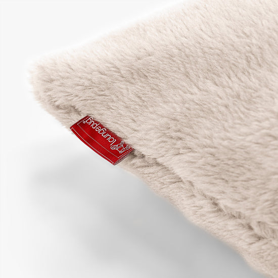 Putetrekk 47 x 47cm - Teddy-fuskepels Mink 02