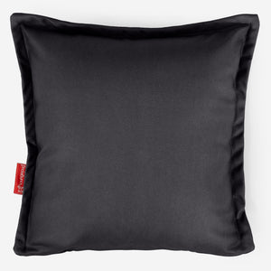Putetrekk 47 x 47cm - Vegansk Skinn Svart