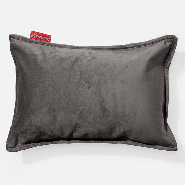 Rektangulær Putetrekk 35 x 50cm - Fløyel Grafitt 01