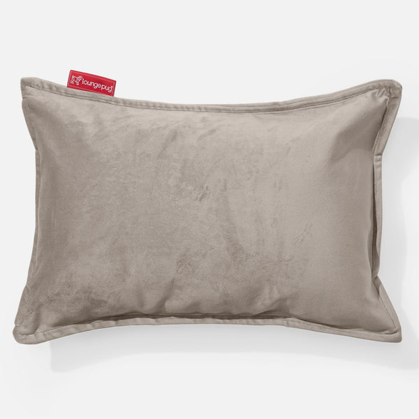 Rektangulær Putetrekk 35 x 50cm - Fløyel Mink 01