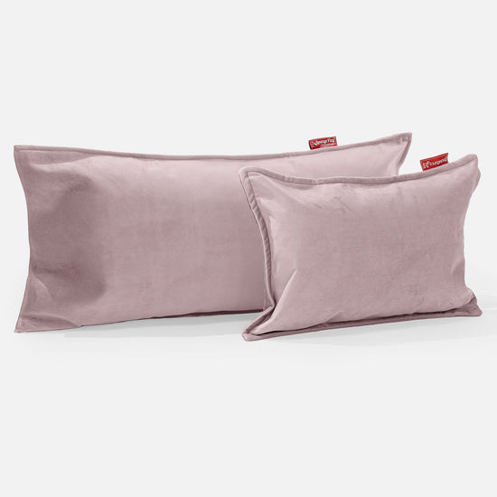Rektangulær Putetrekk 35 x 50cm - Fløyel Rosa 03