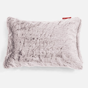 Rektangulær Putetrekk 35 x 50cm - Kanin-fuskepels Støvete Rosa