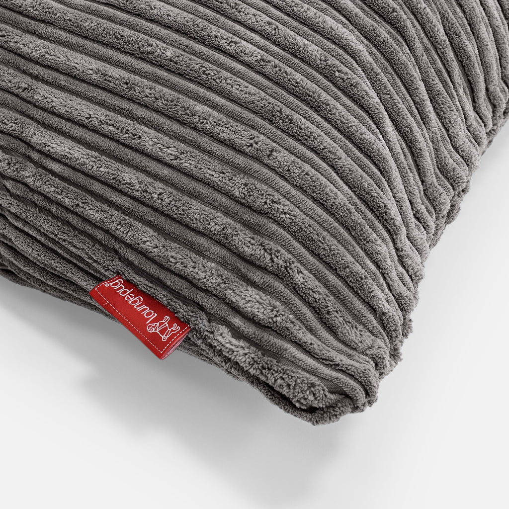 Rektangulær Putetrekk 35 x 50cm - Klassisk Cord Grafitt 02