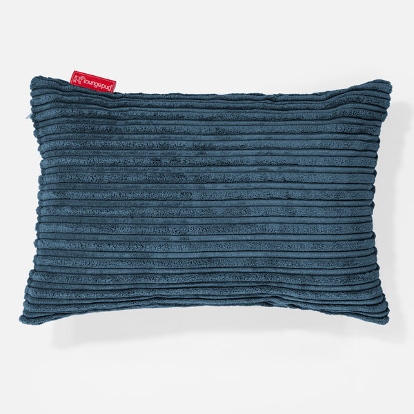 Rektangulær Putetrekk 35 x 50cm - Klassisk Cord Marineblå 01