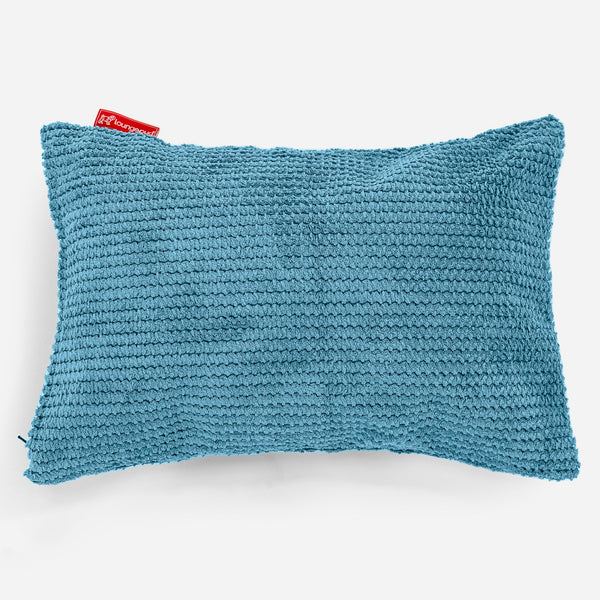 Rektangulær Putetrekk 35 x 50cm - Pom-pom Turkis 01