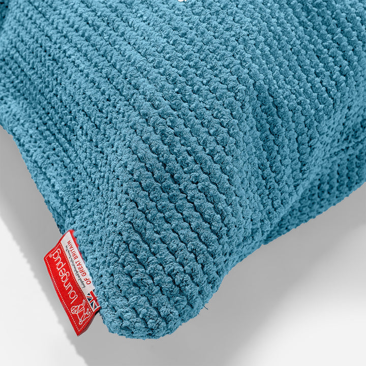 Rektangulær Putetrekk 35 x 50cm - Pom-pom Turkis 02