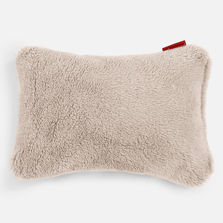 Rektangulær Putetrekk 35 x 50cm - Teddy-fuskepels Mink 01