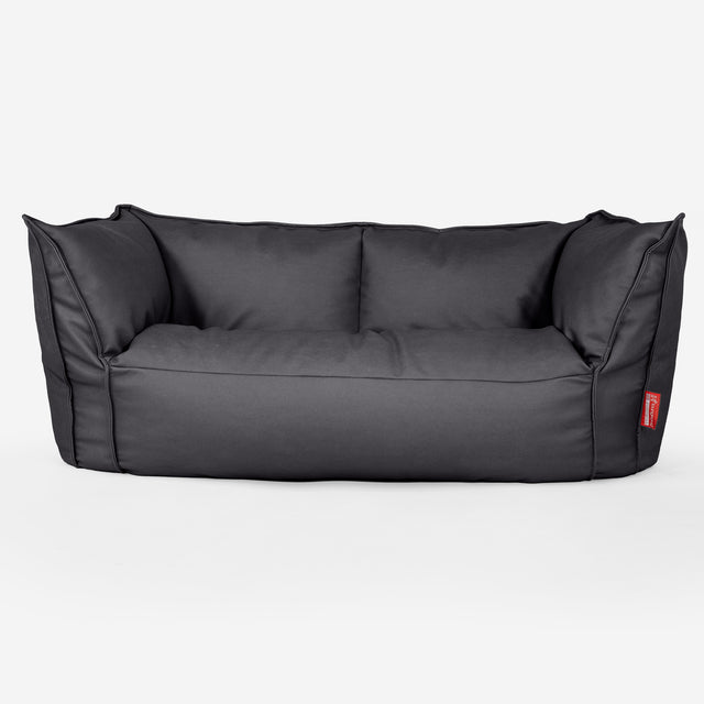Ruben Sakkosekk Sofa - Vegansk Skinn Svart 01