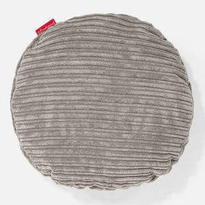 Rund Putetrekk 50cm - Kordfløyel Mink