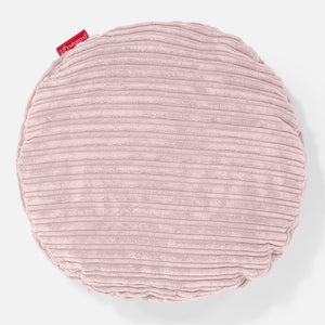 Rund Putetrekk 50cm - Kordfløyel Rødmerosa
