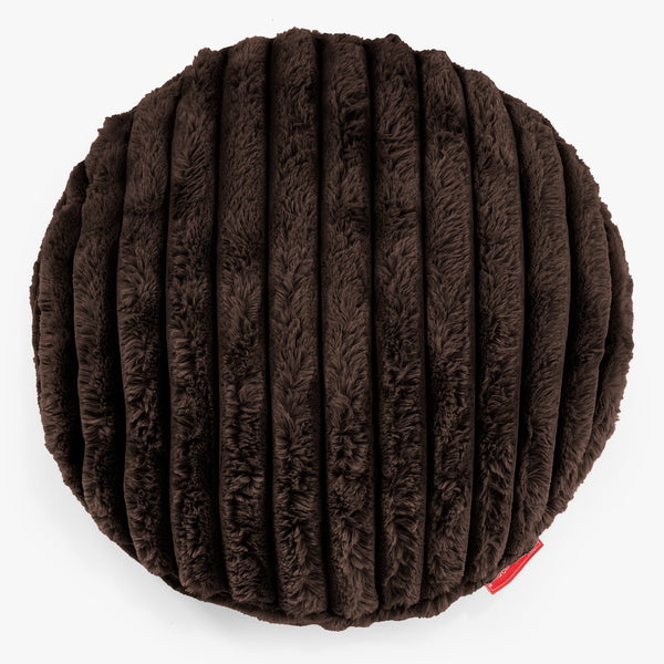 Rund Putetrekk 50cm - Ultrabehagelig Kord Sobel 01