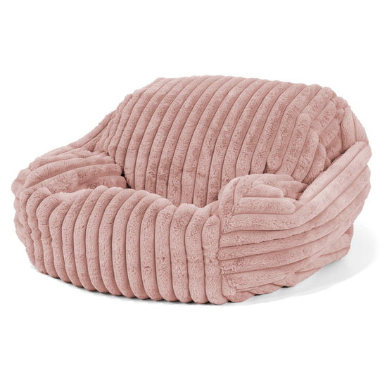 Sabine Sekkelenestol - Ultrabehagelig Kord Støvete Rosa 02