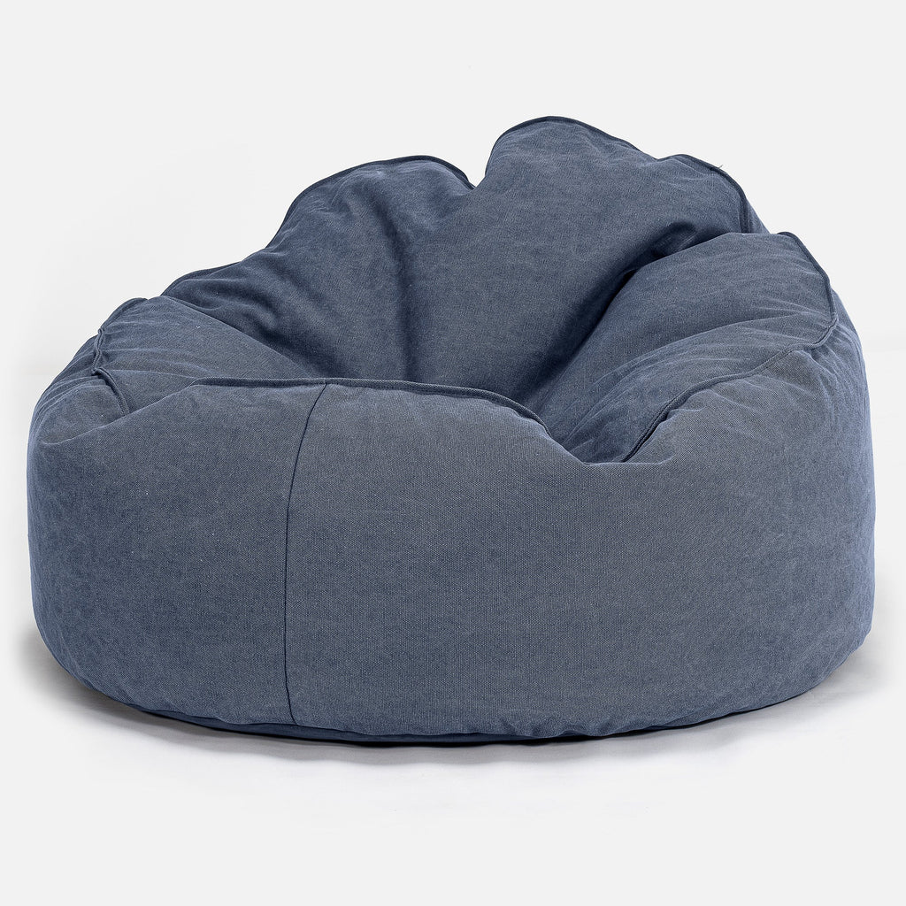 Saccosekk 'Mini-Mammut' - Steinvasket Denim Marineblå 01