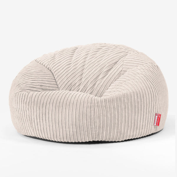 Saccosekk Sofa for Barn 6-14 år - Kordfløyel Elfenben 01