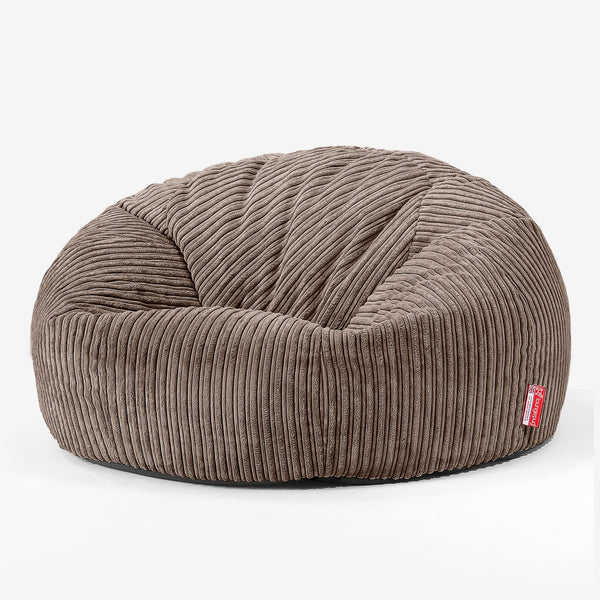 Saccosekk Sofa for Barn 6-14 år - Kordfløyel Mokka 01