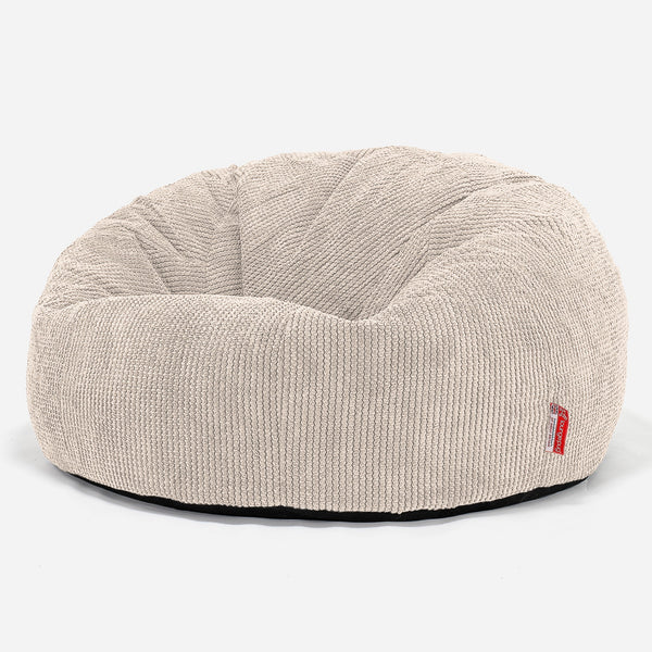 Saccosekk Sofa for Barn 6-14 år - Pom-pom Elfenben 01