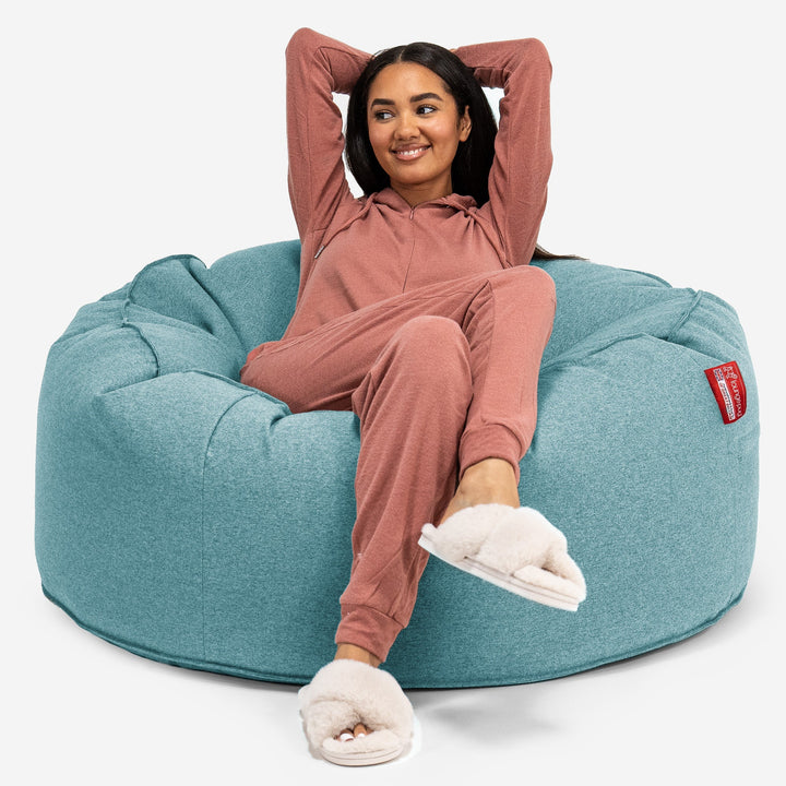 Saccosekk Sofa 'Mammut' - Interalli Ull Aqua 01