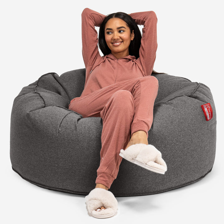 Saccosekk Sofa 'Mammut' - Interalli Ull Grå 01