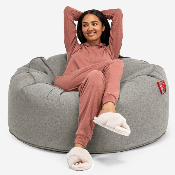 Saccosekk Sofa 'Mammut' - Interalli Ull Sølv 01