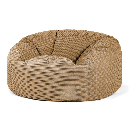 Saccosekk Sofa 'Mammut' - Kordfløyel Sand 01