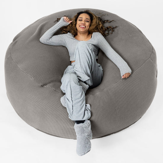 Saccosekk Sofa 'Mega-Mammut' - 100% Bomull Ellos Grafitt 03