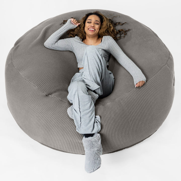 Saccosekk Sofa 'Mega-Mammut' - 100% Bomull Ellos Grafitt 03