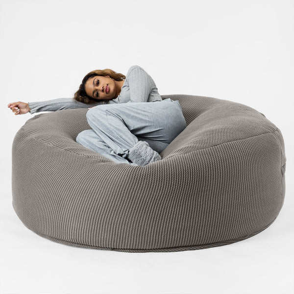 Saccosekk Sofa 'Mega-Mammut' - 100% Bomull Ellos Grafitt 01