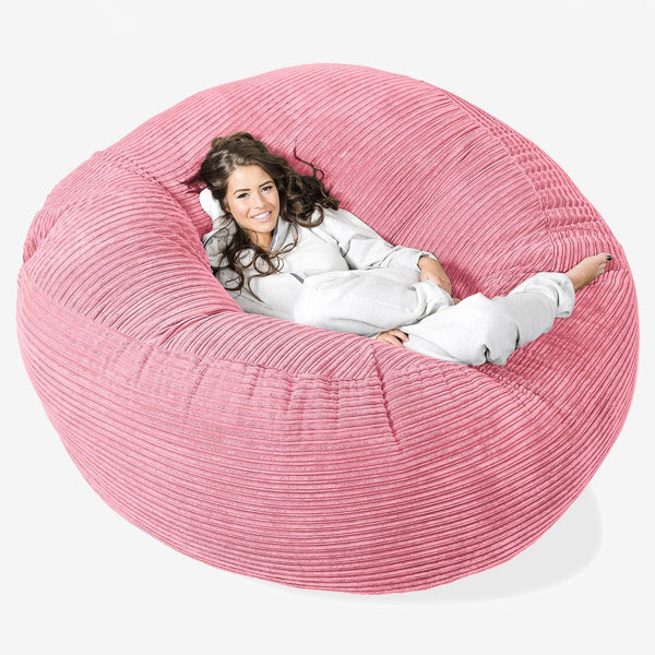Saccosekk Sofa 'Mega-Mammut' - Klassisk Cord Korall 01
