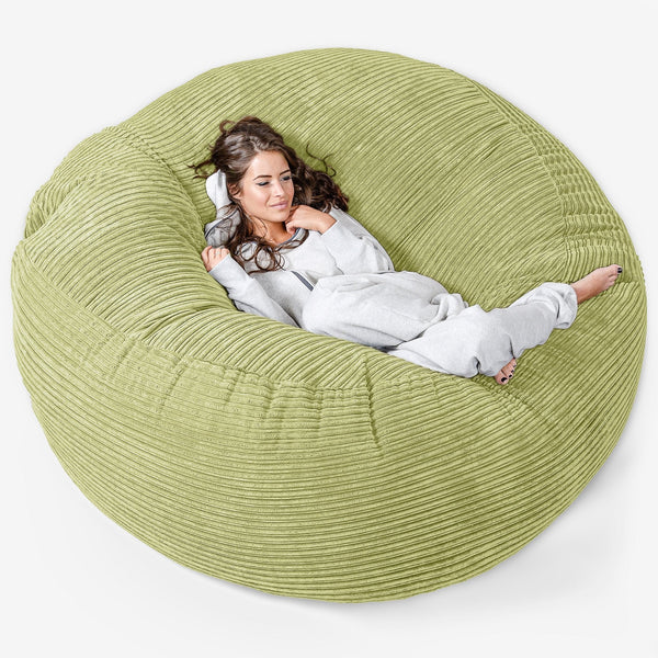 Saccosekk Sofa 'Mega-Mammut' - Klassisk Cord Lime 01
