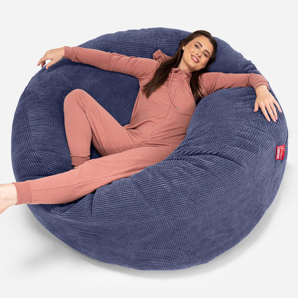 Saccosekk Sofa 'Mega-Mammut' - Pom-pom Fiolett 01