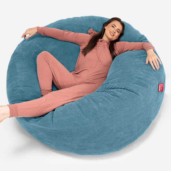 Saccosekk Sofa 'Mega-Mammut' - Pom-pom Turkis 01