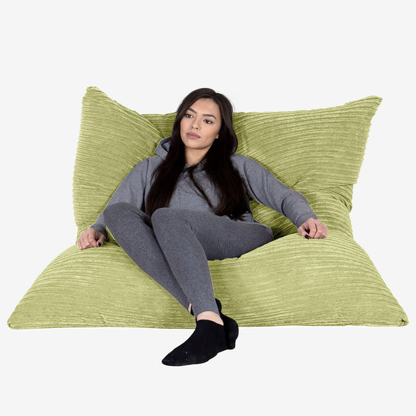 Saccosekk XXL - Kordfløyel Lime 02
