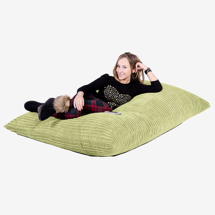 Saccosekk XXL - Kordfløyel Lime 04