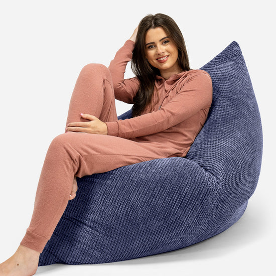 Saccosekk XXL - Pom-pom Fiolett 04