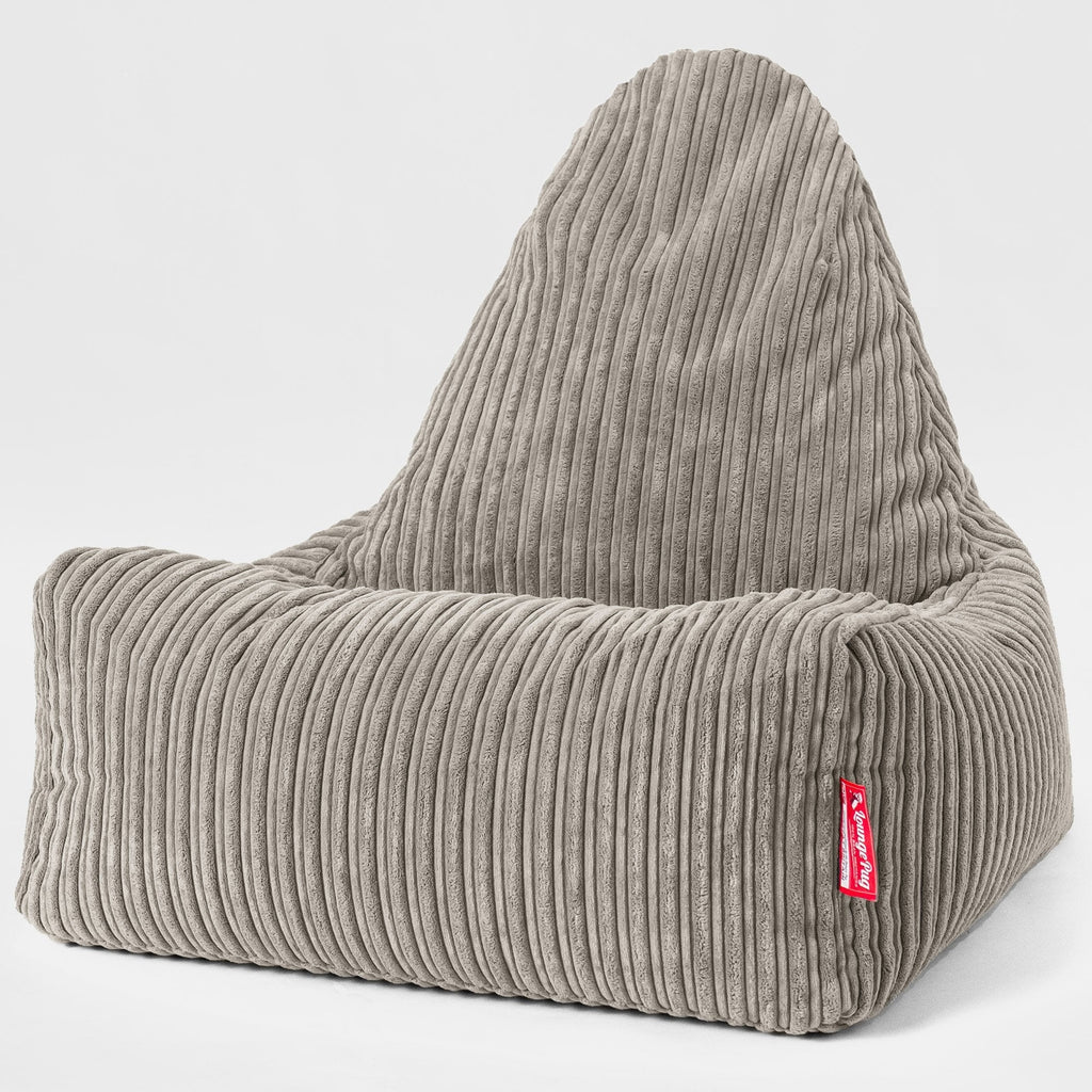 Scandi Lounge Saccosekk-stol - Klassisk Cord Mink 01