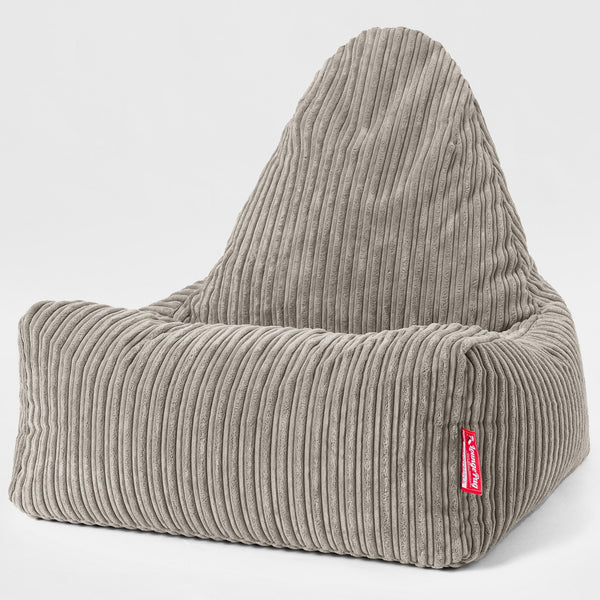 Scandi Lounge Saccosekk-stol - Klassisk Cord Mink 01