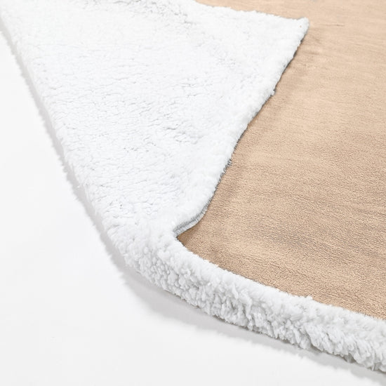 Sherpa-teppe - Fleece Elfenben 02
