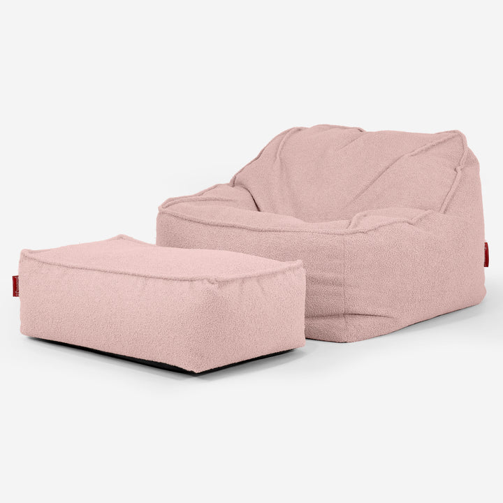 Sloucher Sakkosekk - Bouclé Rosa_02