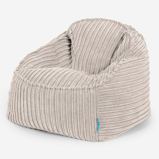 Sloucher Sakkosekk for Barn 2-6 år - Kordfløyel Elfenben 01