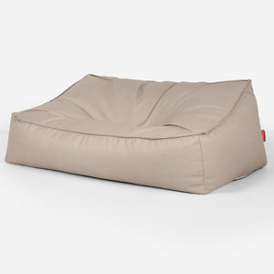 Sloucher Sakkosekk Sofa - Vegansk Skinn Elfenben