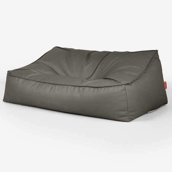 Sloucher Sakkosekk Sofa - Vegansk Skinn Grå 03