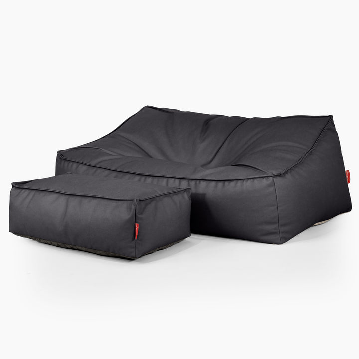 Sloucher Sakkosekk Sofa - Vegansk Skinn Svart 02